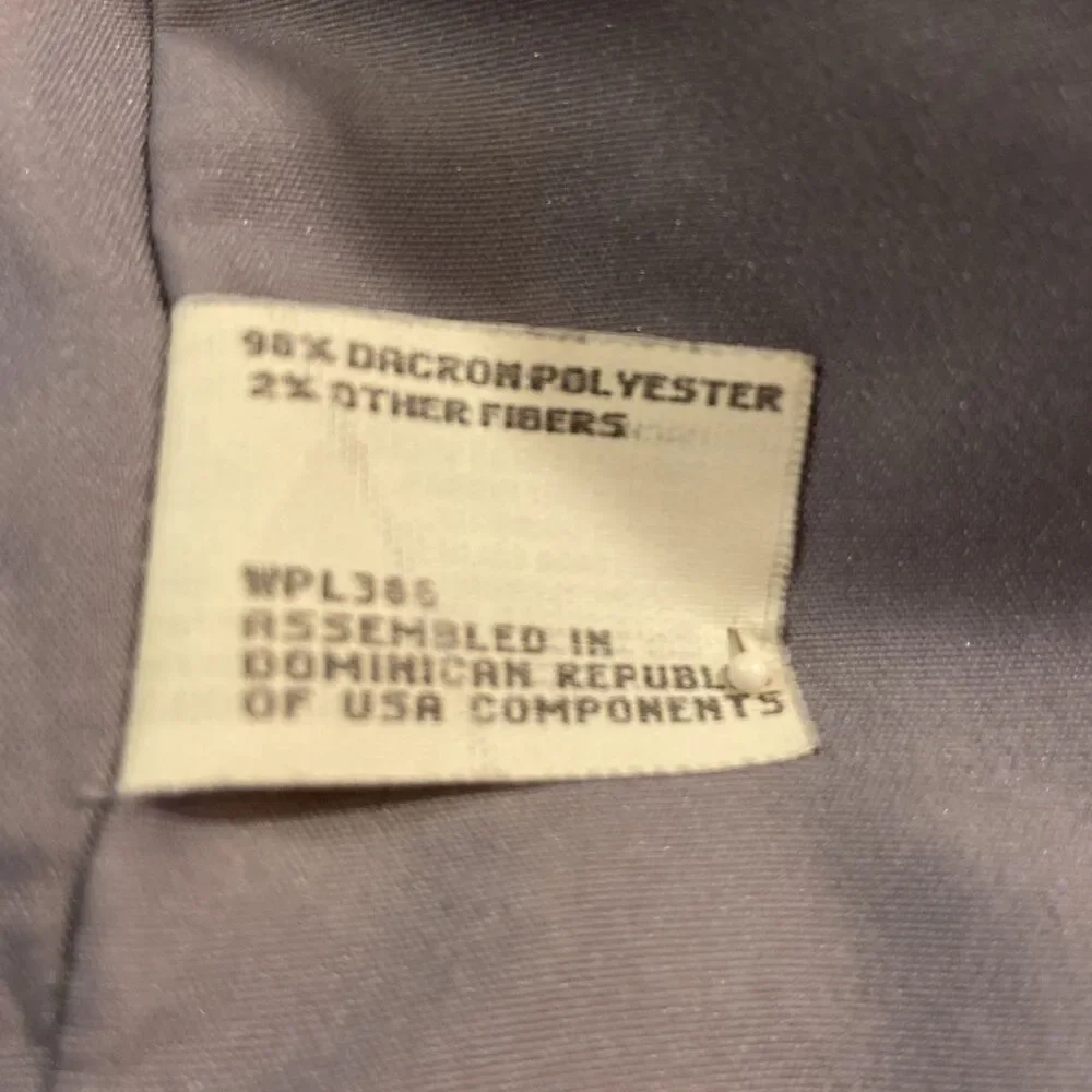 Luxury Wool Blend 2PC Suit Men’s Size 44 Gray Strip Business Wedding Formal